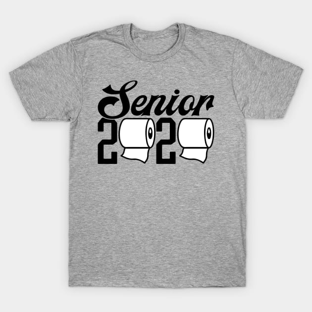 Senior 2020 Graduation Toilet Paper T-Shirt by Caty Catherine